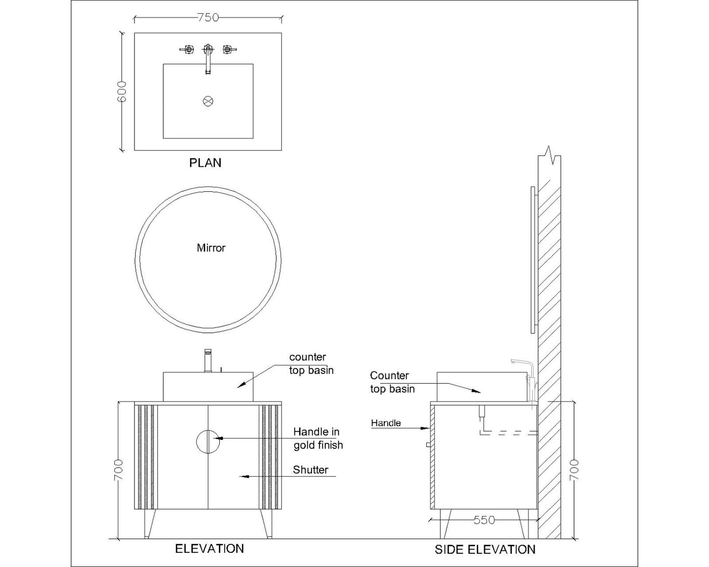 Vanity/Water Resistant Vanity in PU matte waterproof paint finish,Bathroom Vanity in water resistant finish,bathroom Floor mounted  unit with PU matte waterproof paint  finish-EL218