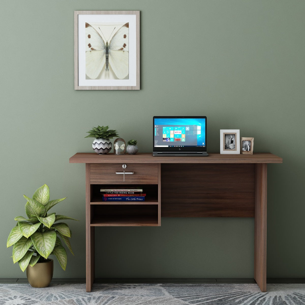 Study Table, Wood Study Table, Study Table Open Shelf,Study Table Draw ...