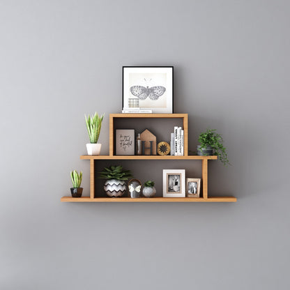 Wall  Shelf, Wall Shelf Open Space,  Wall Shelf for Décor Accessories Unit,  Wood Wall Shelf, Wall Shelf- VT-559