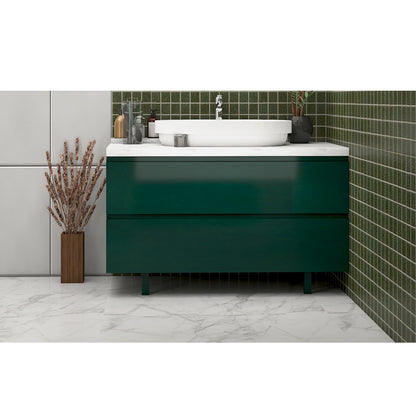 Vanity, Green & White Vanity, Wooden Vanity, Vanity with Drawer, Vanity for Bathroom,  Floor Resist Vanity, Vanity - IM135