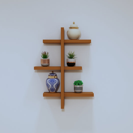 Wall hanging Accessory holder with open storage shelf, utility shelf for accessory-VI536