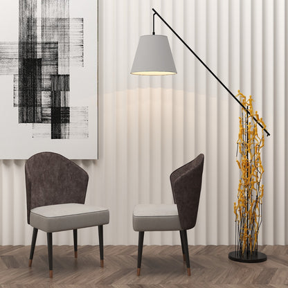 Easy chair in suede fabric, accent chair for living/dining area, accent chair for foyer area, elegant chair-EL583