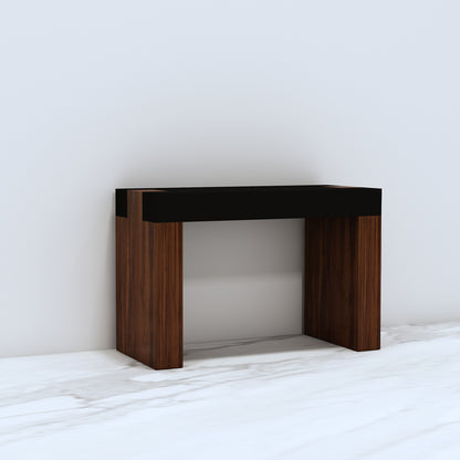 End table with open top, end table in wood finish, End table for living area-VI-530