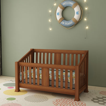 Baby Cribs, Wood  Baby Cribs, Baby Cribs with Wooden Batten,Kids Cot, Wooden Legs with Baby Cribs, Cribs - VT- 5011