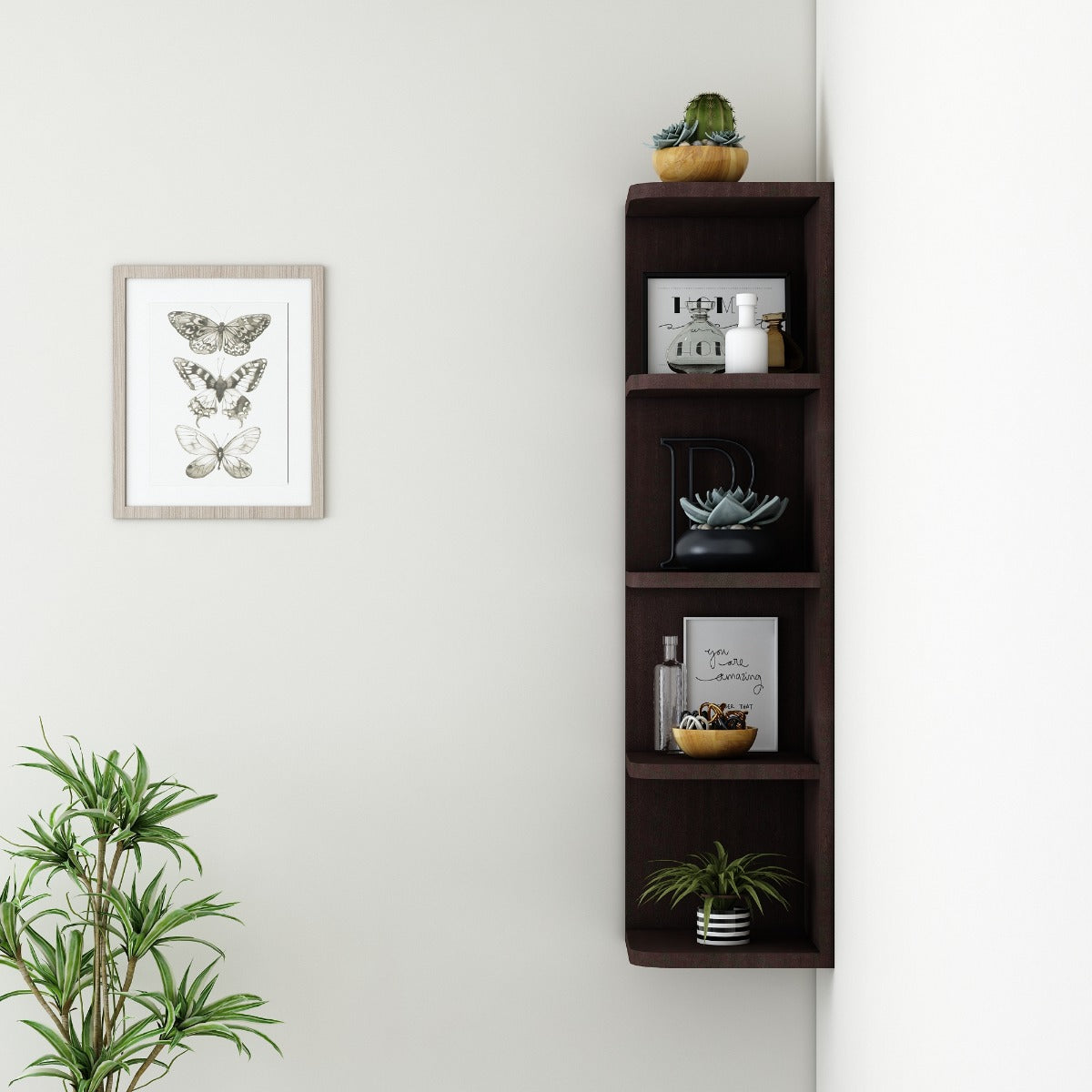 Wall  Shelf, Wall Shelf Open Space,  Wall Shelf for Book/Accessories Unit,  Wood Wall Shelf,Wall Hanging Unit,  Wall Shelf- VT-560