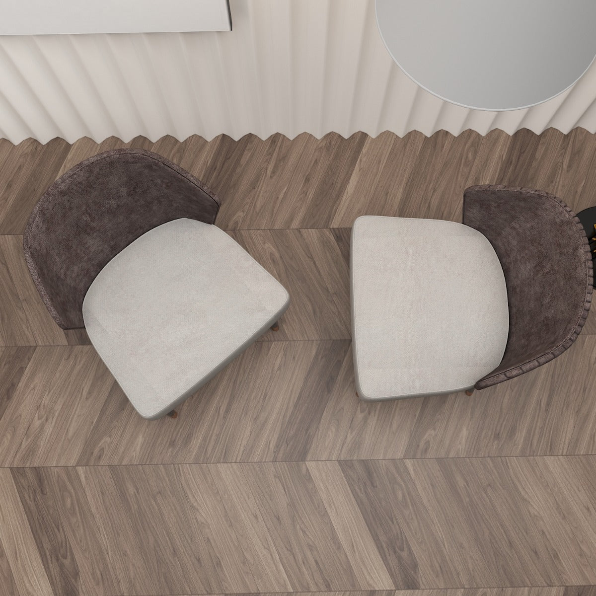 Easy chair in suede fabric, accent chair for living/dining area, accent chair for foyer area, elegant chair-EL583