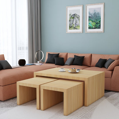 Coffee table, CenterTable, Wood Center Table, Center Table with stool,  Center Table -IM - 12062