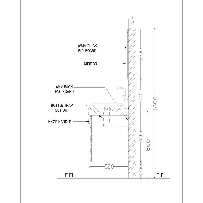 Vanity/Water Resistant Vanity in PU matte waterproof paint finish,Bathroom Vanity in water resistant finish,bathroom wall hanging unit with PU matte waterproof paint  finish-EL207