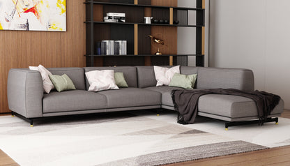 L shape sofa, sectional sofa, Living room sofa,  elegant sofa, grey sofa, 5 seater sofa,  Sofa- IM-2017