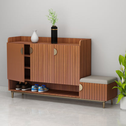 Slate Grey Shoe Rack, Shoe Rack with Shutter, Wooden shoe rack cabinet, Shoe Rack - VT10104