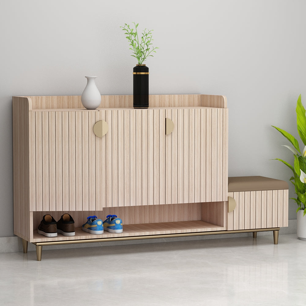 Slate Grey Shoe Rack, Shoe Rack with Shutter, Wooden shoe rack cabinet, Shoe Rack - VT10104