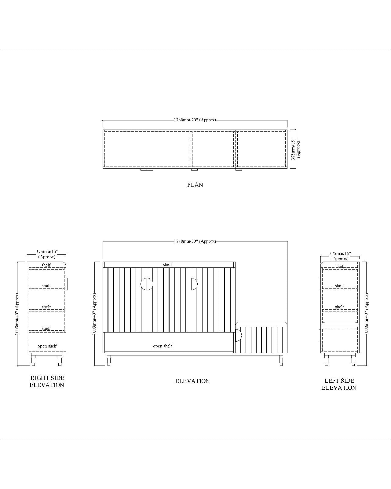 Slate Grey Shoe Rack, Shoe Rack with Shutter, Wooden shoe rack cabinet, Shoe Rack - VT10104