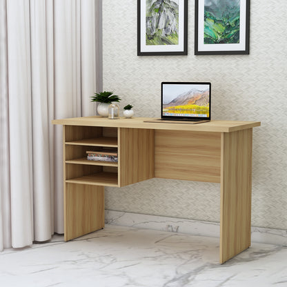 Study Table, Wood Study Table, Study Table with Open Shelf, Study Table - VT12199