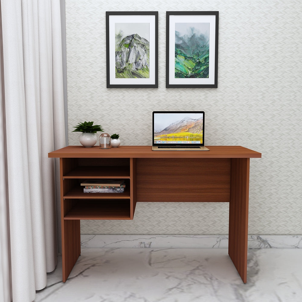 Study Table, Wood Study Table, Study Table with Open Shelf, Study Table - VT12199