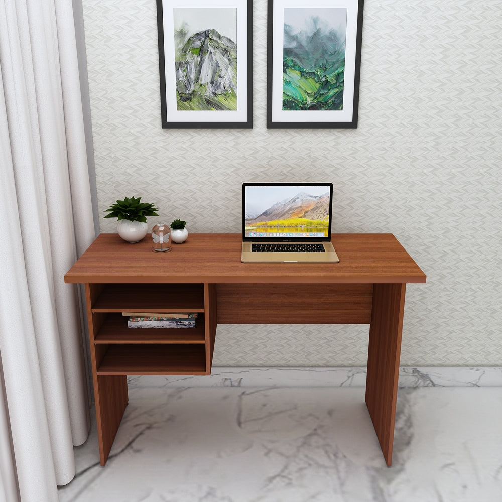 Study Table, Wood Study Table, Study Table with Open Shelf, Study Table - VT12199