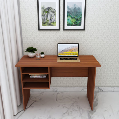 Study Table, Wood Study Table, Study Table with Open Shelf, Study Table - VT12199