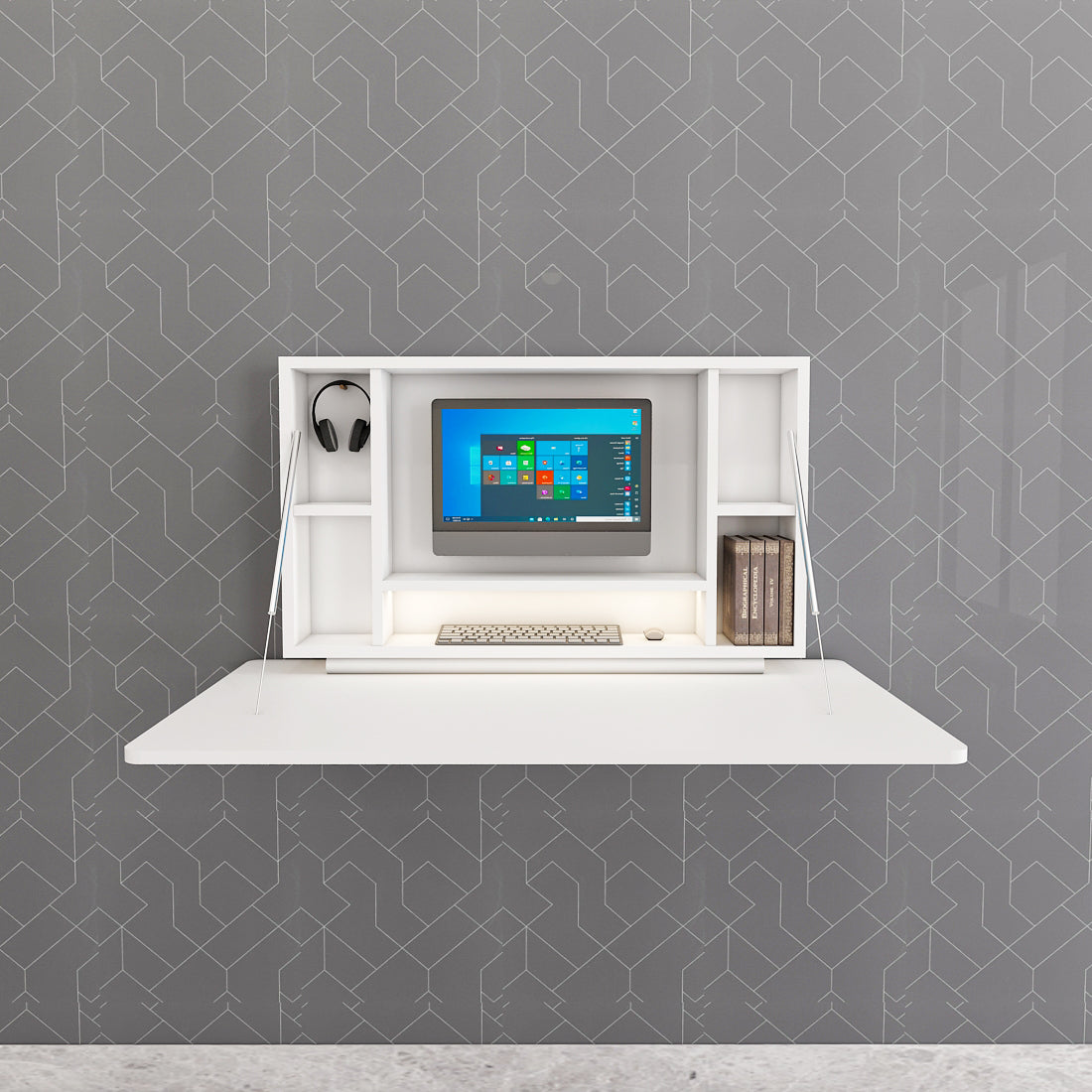 Foldable Table for Home & Office – Modern, Compact & Space-Saving Design - VT12236