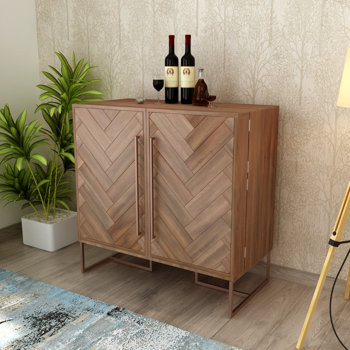 Bar cabinate, bar design, Bar storage, Home bar cabinate,  wooden bar cabinate, luxurious bar, VT-3006