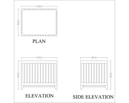 Kids cots, Baby cribes, White crib, white cot, cribe ,  Wooden cot, pine wood  legs finish, Cot-VT-5001