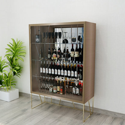 Bar cabinate, bar design, Bar storage, Home bar cabinate,  wooden bar cabinate, luxurious bar, EL-2005