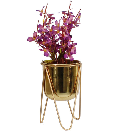 Metal Vase, Golden  Metal Vase  , Vase - VT- 15002