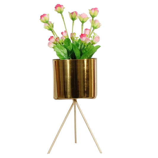 Metal Vase, Golden Metal Vase  , Vase - VT- 15003