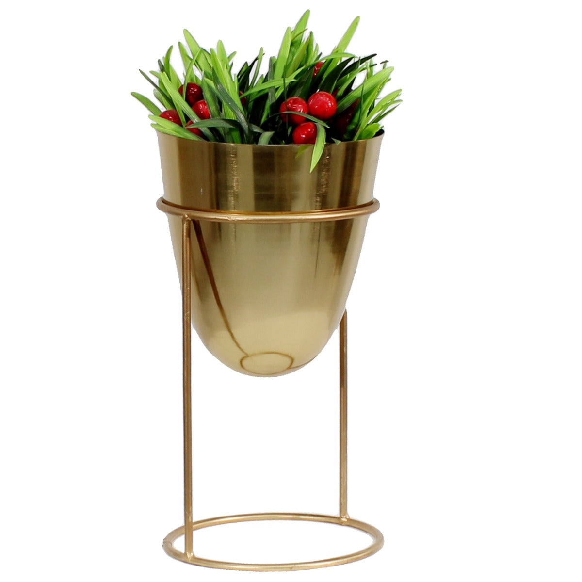 Metal Vase, Golden  Metal Vase   , Vase - VT- 15005