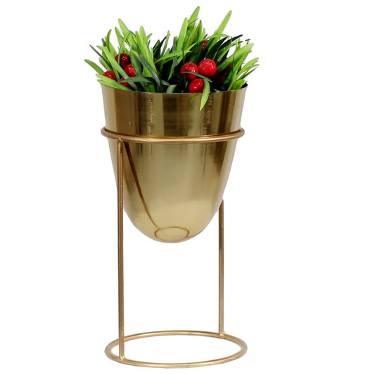 Metal Vase, Golden  Metal Vase   , Vase - VT- 15005