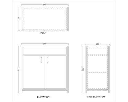 Storage  Unit, Wood Storage Unit, Storage Unit with Shutter, Storage Unit with Open Shelf, Storage Unit MS Frame in Gold Finish, Storage Unit - EL - 11002