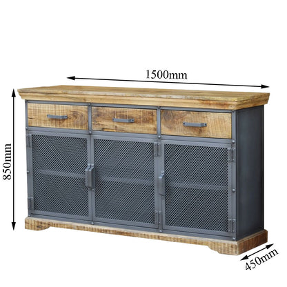 Cabinet,  Brown & Grey Cabinet , Cabinet with Drawer, Cabinet with Shutter, Cabinet - EL - 10053