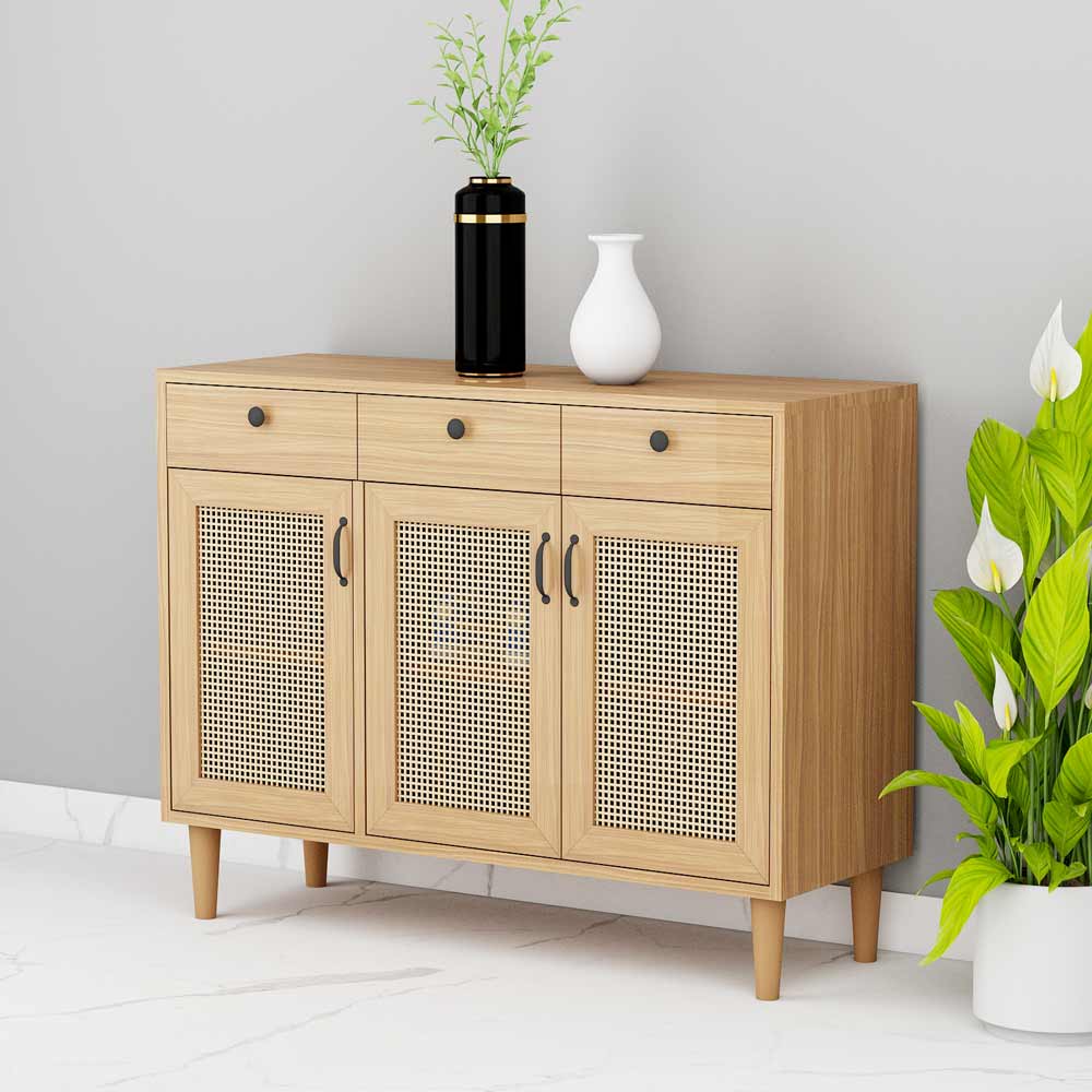 Cabinet, Cabinet with Dark Brown Color, Cabinet with Shutter, Cabinet - EL10068