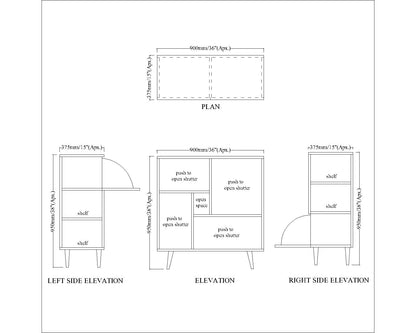 Modern Purple & White Shoe Cabinet with Tilt-Out Drawers – EL-10076