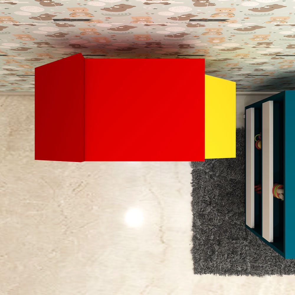 Kids Toy unit, Book Shelf, Kids unit in Arrow shape, Kids unit of Open Space, Multi color Kid unit, Kids unit - EL10080