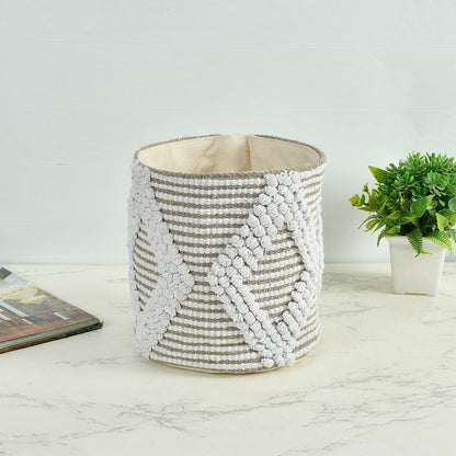 Storage Basket , (i294_2_8_1), Storage Basket With Grey Color, Storage Basket  - EL11021