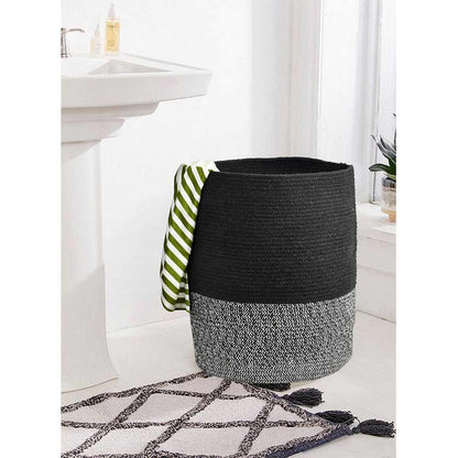 Storage Basket , (i215_14_1), Storage Basket With Black & White Color, Storage Basket  - EL11053