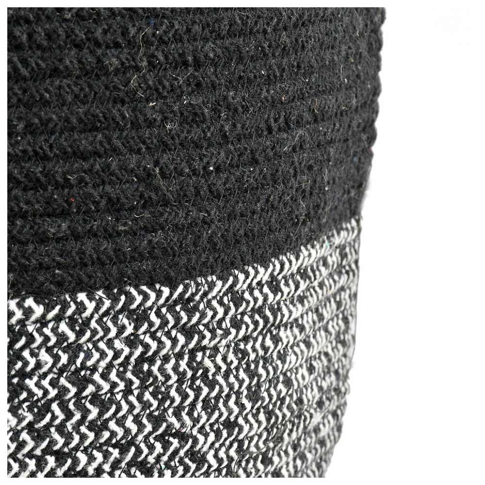 Storage Basket , (i215_14_1), Storage Basket With Black & White Color, Storage Basket  - EL11053