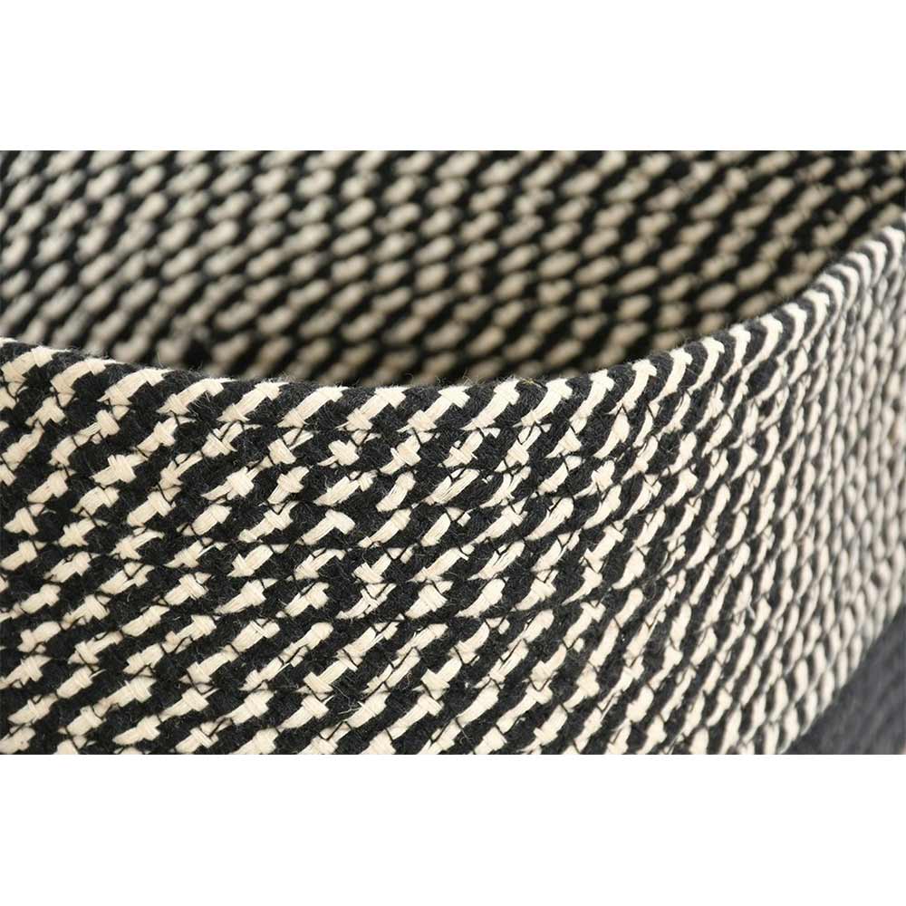 Storage Basket , (i168_12_1), Storage Basket With Beige, Black & White Color, Storage Basket  - EL11060