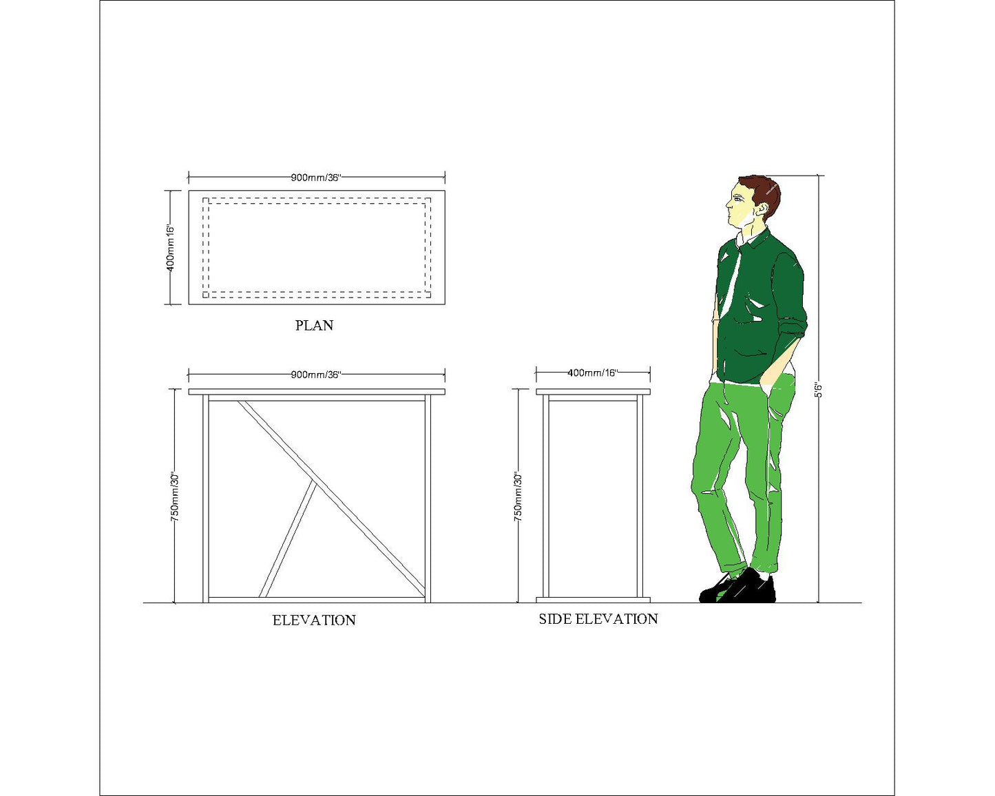 Console Tables, Console Tables in White Color, Console Tables With Metal Legs, Console Tables for Home, Console Tables - EL12114