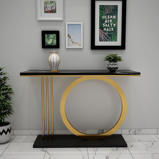 Console table design, Console for enterance, designer console table, console with golden legs, Console -EL12127