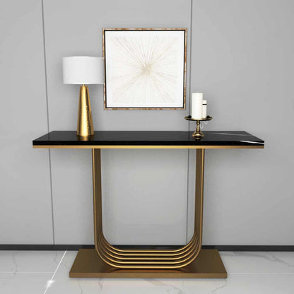 Console Table Design, Console for Home, Designer Console Table, Console with Golden Legs, Console -EL12129