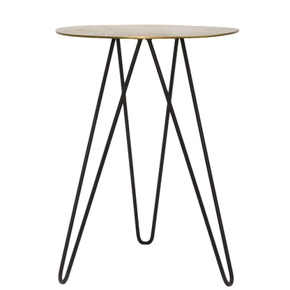 End Table, SCGG/2021/227 (Strawberry Collective), Brighton Side Table Nickel Finish, End Table - EL12148