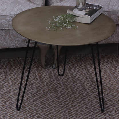 End Table, SCGG/2021/229 (Strawberry Collective), Bristol Coffee Table in Brass Finish, End Table - EL12150