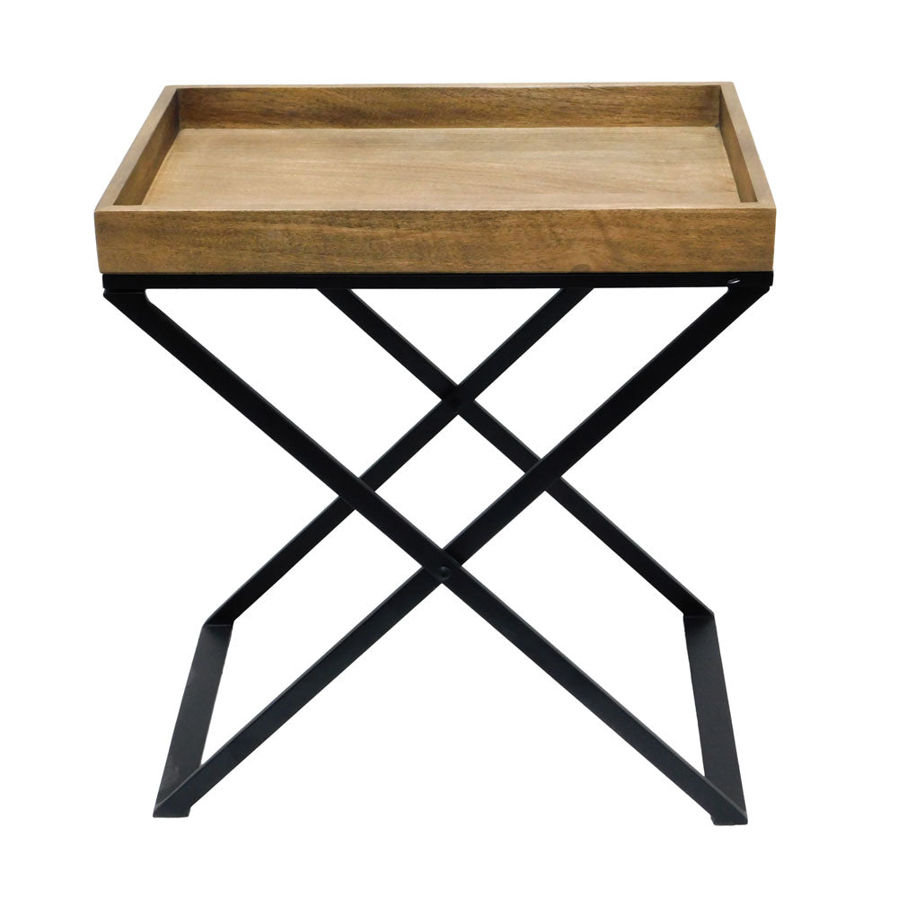 End Table, SCSAI/2021/234 (Strawberry Collective), Vatican Natural Side Table, End Table - EL12155