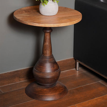 End Table, SCSAI/2021/238 (Strawberry Collective), Tuscan Side Round Table, End Table - EL12157