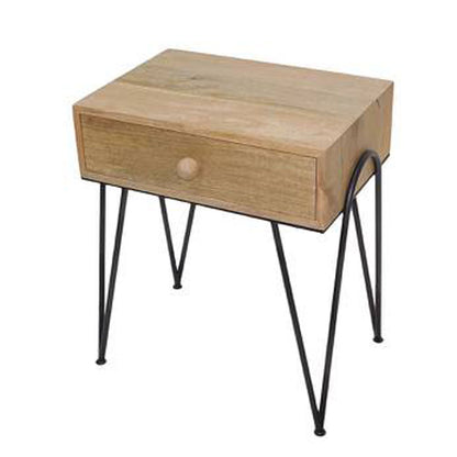 End Table, SCSAI/2021/241 (Strawberry Collective), Float End & Side Table With Drawer, End Table - EL12159