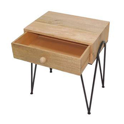 End Table, SCSAI/2021/241 (Strawberry Collective), Float End & Side Table With Drawer, End Table - EL12159