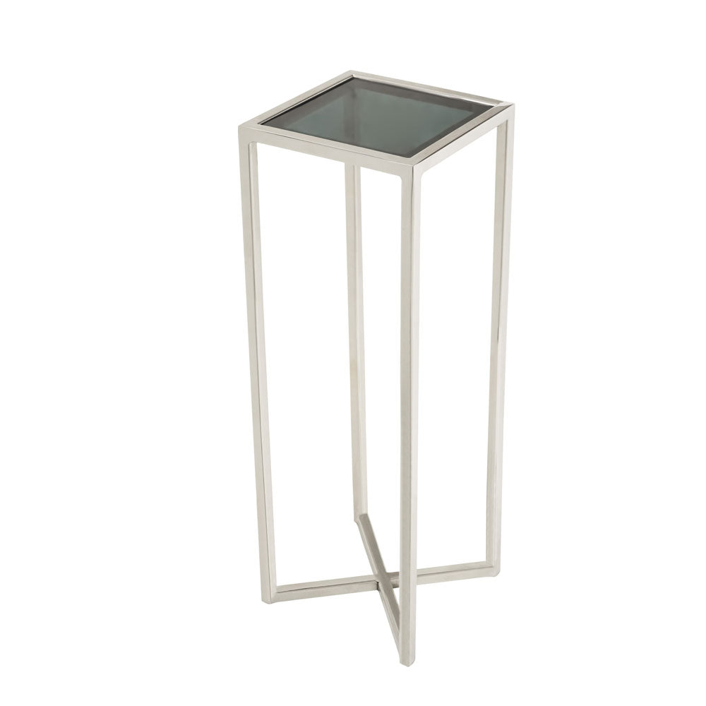 End Table, SCSKI/2020/207 (Strawberry Collective), Alissa  Stainless Steel Side Table, End Table - EL12161