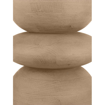 End Table, (Bhati Impex) BI3013 AMAR WOODEN End Tables with Beige Finish, End Table - EL12175