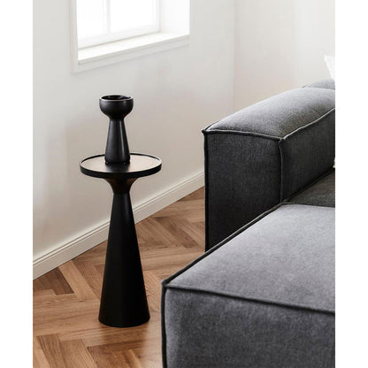 End Table, (Bhati Impex) BI3015, Drink End Table with Black Finish, End Table - EL12177