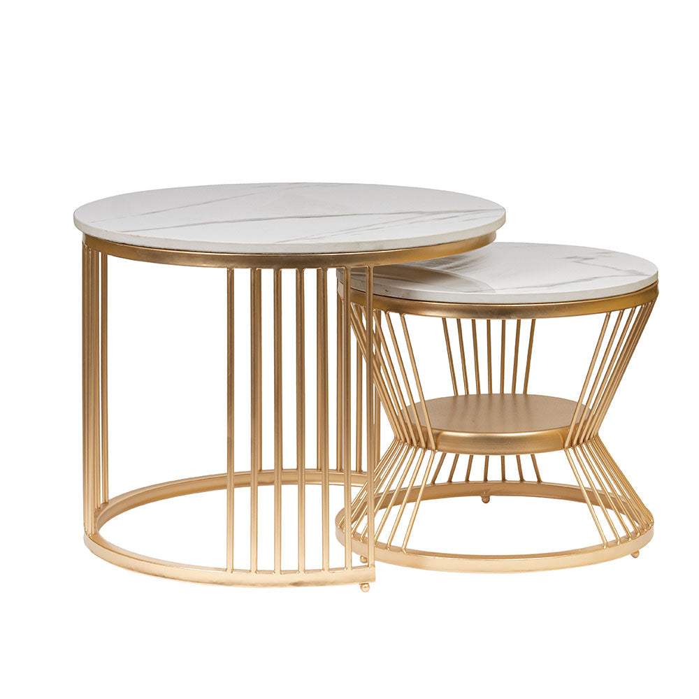 Nesting Table, UAF001(UA OVERSEAS), Classic New Gold Pandora Coffee Table , Nesting Table - EL12203